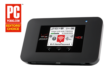 Verizon Jetpack<sup>®</sup> 4G LTE Mobile Hotspot